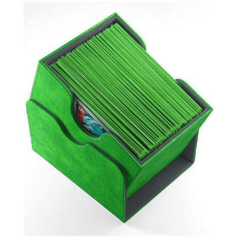 Gamegenic Sidekick Holds 100 Sleeves Convertible Deck Box Green