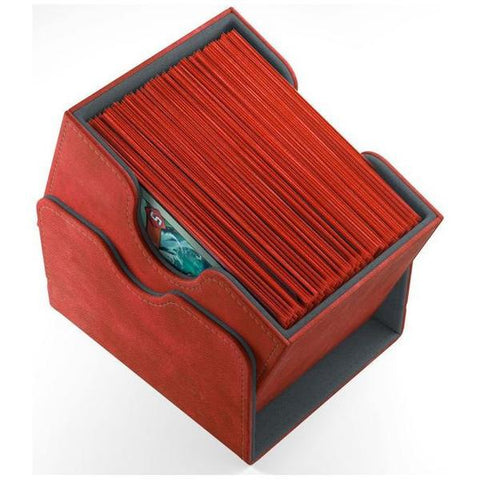Gamegenic Sidekick Holds 100 Sleeves Convertible Deck Box Red
