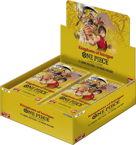 One Piece Card Game Kingdoms of Intrigue (OP-04) Booster Display Box