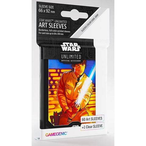 Image of Gamegenic Star Wars Unlimited Art Sleeves - Luke Skywalker