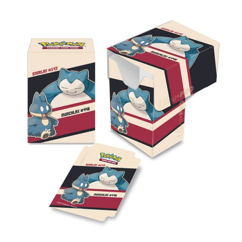 Pokemon Full View Deck Box - Snorlax & Munchlax