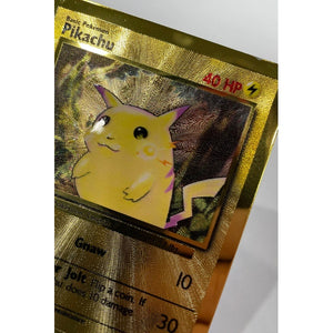Pikachu #58 Gold Metal 2021 Pokemon Celebrations Ultra Premium Collection
