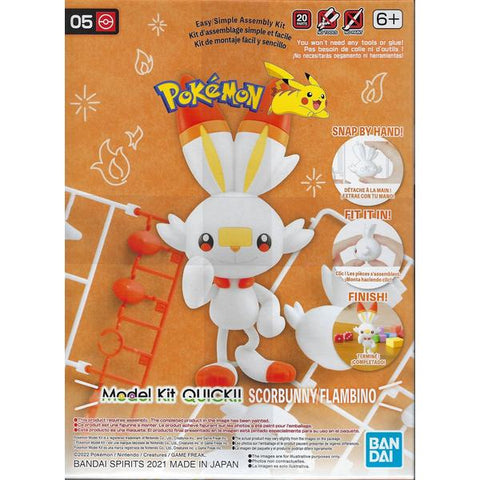 Pokemon Model Kit Quick!! 05 SCORBUNNY