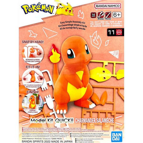 Pokemon Model Kit QUICK!! 11 CHARMANDER