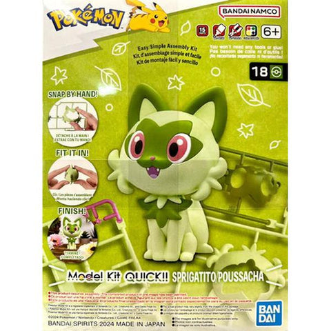 Pokemon Model Kit Quick!! 18 Sprigatito