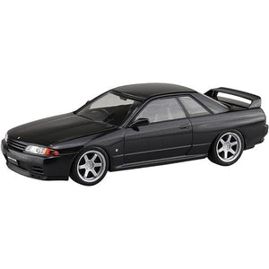 Aoshima 1/32 Nissan R32 Skyline GT-R Custom Wheel (Black Pearl Metallic)