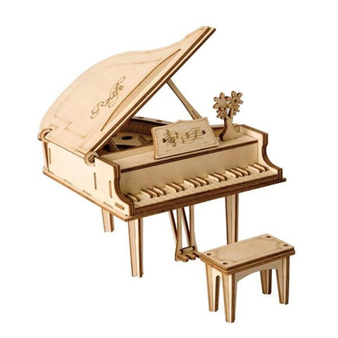 CLASSICAL 3D WOODEN GRAND PIANO