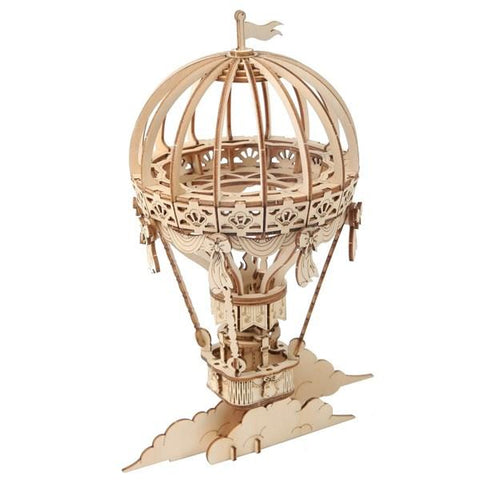 CLASSICAL 3D WOODEN HOT AIR BALLOON