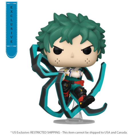 My Hero Academia - Deku with Blackwhip US Exclusive Glow Pop! Vinyl RS