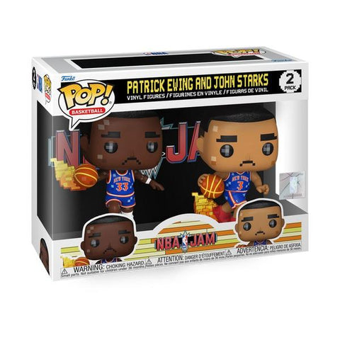 Image of NBA JAM: Knicks - Ewing/Starks 8-Bit Pop! 2-Pack