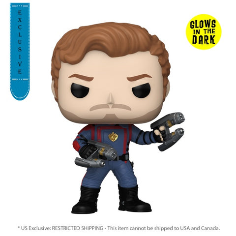 Image of Guardians of the Galaxy: Volume 3 - Star Lord US Exclusive Glow Pop! Vinyl [RS]