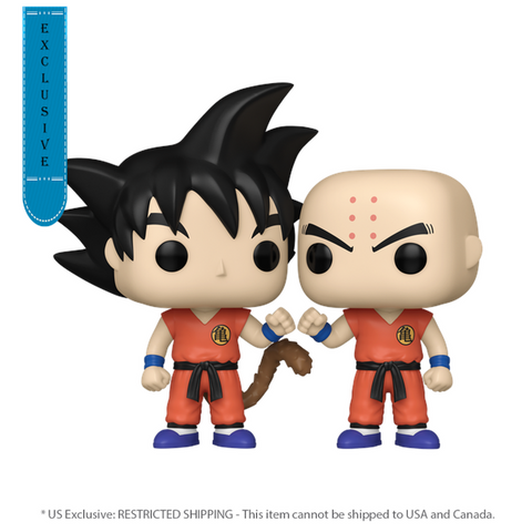 Dragon Ball Z - Goku and Krillin US Exclusive Pop! Vinyl 2-Pack [RS]