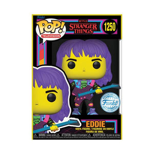 Stranger Things - Eddie w/Guitar Blacklight Pop! RS