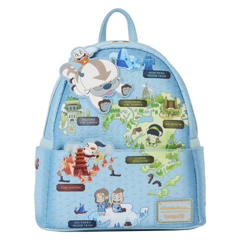 Image of Avatar The Last Airbender - Map of the Four Nations Mini Backpack