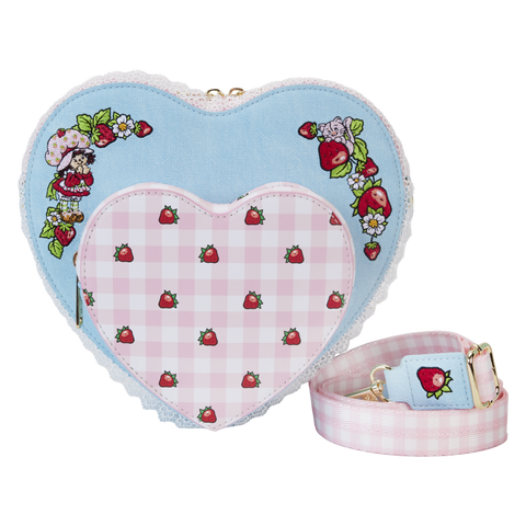 Image of Strawberry Shortcake - Denim Heart Crossbody