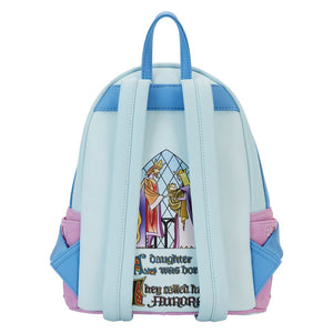 Sleeping Beauty - Castle Three Good Fairies Stained Glass Mini Backpack