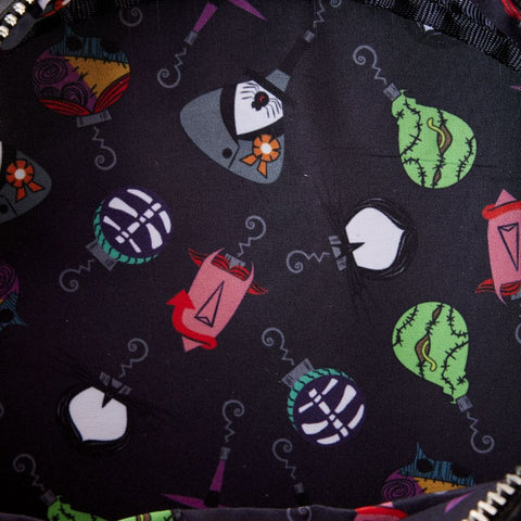 Image of Nightmare Before Christmas - Wreath String Lights Glow Crossbody