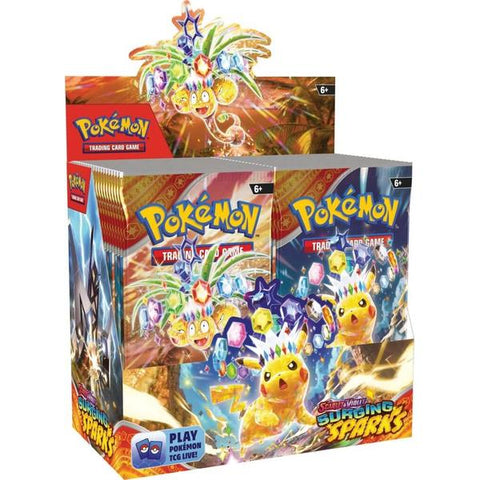 POKÉMON TCG Scarlet & Violet 8 Surging Sparks Booster Box Due 8 Nov 24