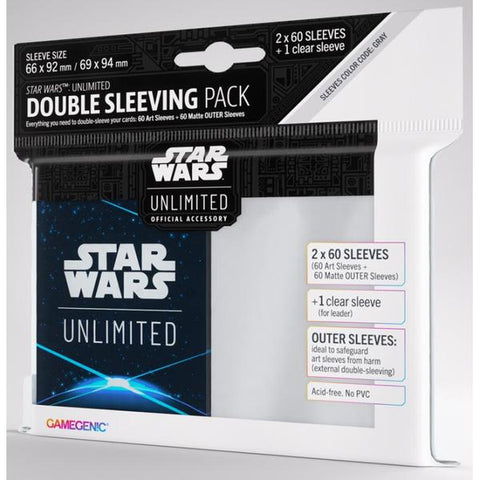 Gamegenic Star Wars Unlimited Art Sleeves Double Sleeving Pack - Space Blue