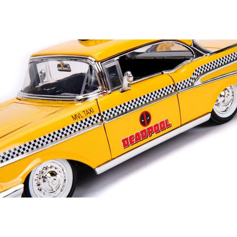 Image of Deadpool - Chevy Yellow Taxi 1:24 Hollyw