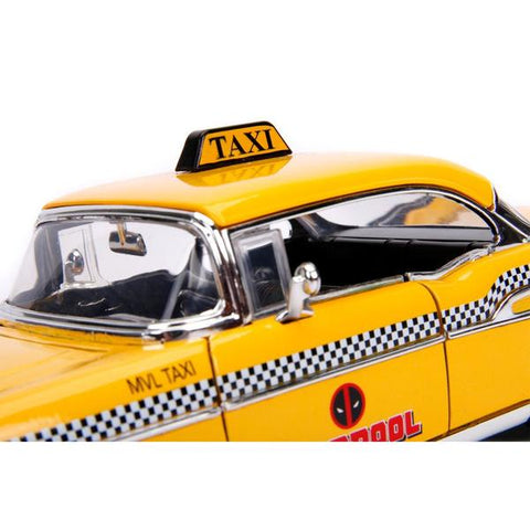 Image of Deadpool - Chevy Yellow Taxi 1:24 Hollyw