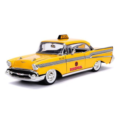 Image of Deadpool - Chevy Yellow Taxi 1:24 Hollyw