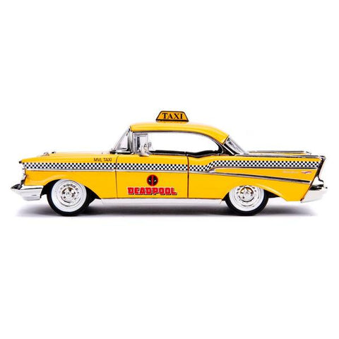 Image of Deadpool - Chevy Yellow Taxi 1:24 Hollyw