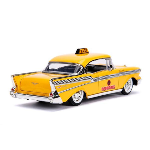 Image of Deadpool - Chevy Yellow Taxi 1:24 Hollyw