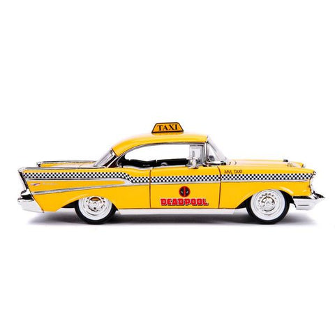 Image of Deadpool - Chevy Yellow Taxi 1:24 Hollyw