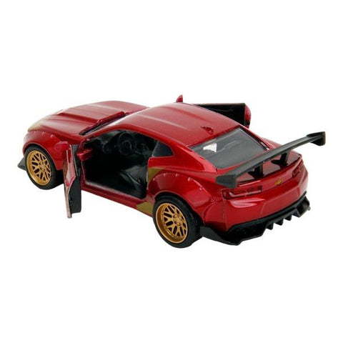 Image of Marvel Comics - 2016 Chevy Camaro SS Widebody with Ironman 1:32 Scale Diecast Figure