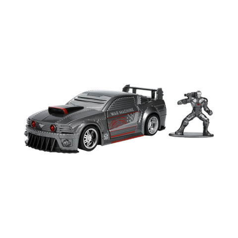 Image of Marvel Comics - Ford Mustang with War Machine 1:32 Scale Hollywood Ride