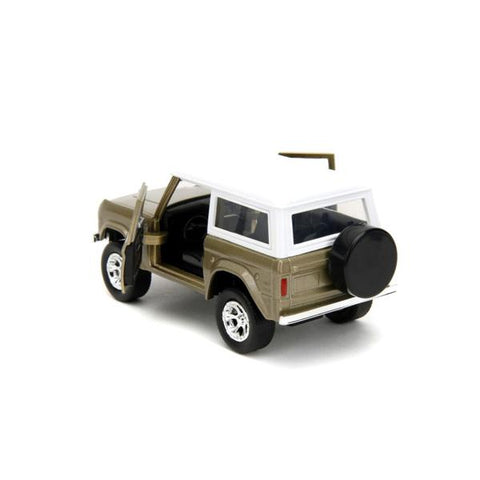 Image of Marvel Comics - 1973 Ford Bronco Hard Top 1:32 Scale Hollywood Ride with Groot Set