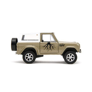 Marvel Comics - 1973 Ford Bronco Hard Top 1:32 Scale Hollywood Ride with Groot Set