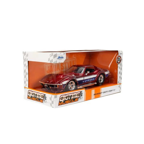 Image of Big Time Muscle - 1969 Chevy Corvette Stingray 1:24 Scale Diecast Vehicle