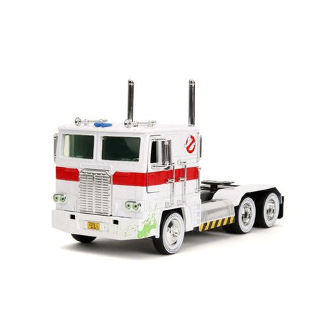 Hollywood Rides - Optimus Prime X Ghostbusters Ecto-1 1:24 Mash-up Diecast