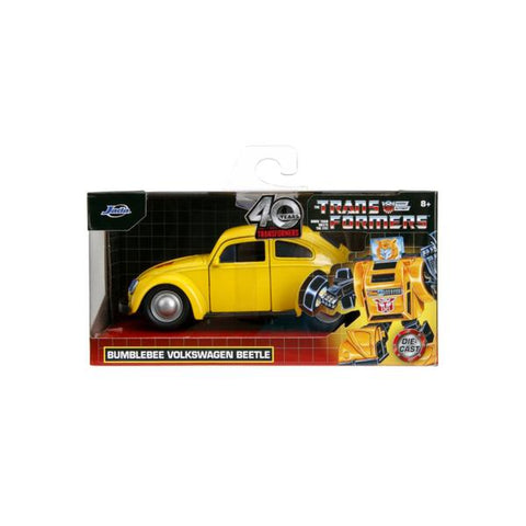 Image of Transformers - G1 Bumblebee VW Beetle 1:32 Scale Diecast Vehicle