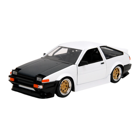 JDM Tuners - 1986 Toyota Trueno AE86 1:24 Scale Diecast Vehicle