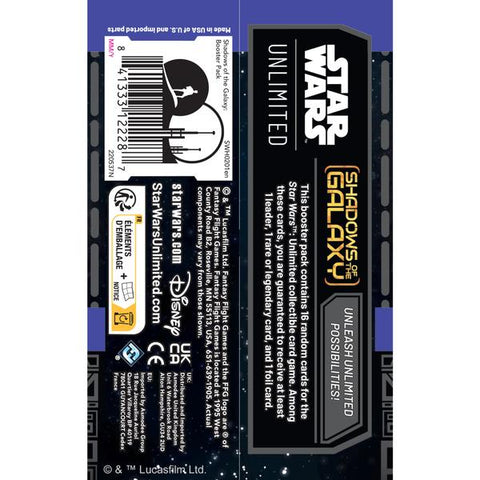 Image of Star Wars Unlimited - Shadows of the Galaxy Booster Box