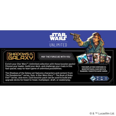 Image of Star Wars Unlimited - Shadows of the Galaxy Booster Box