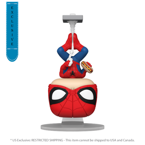 Spider-Man - Spider-Man w/Hot Dog (Upside Down) Pop!