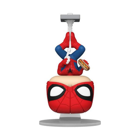 Image of Spider-Man - Spider-Man w/Hot Dog (Upside Down) Pop!