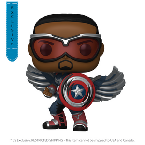 Captain America 4 - Captain America (Sam Wilson) Retro Comic Deco Pop!