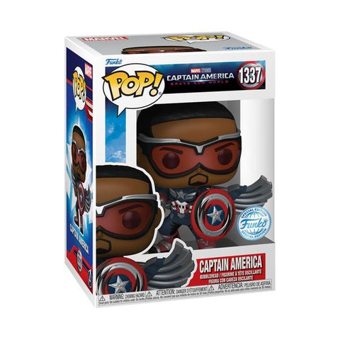 Image of Captain America 4 - Captain America (Sam Wilson) Retro Comic Deco Pop!