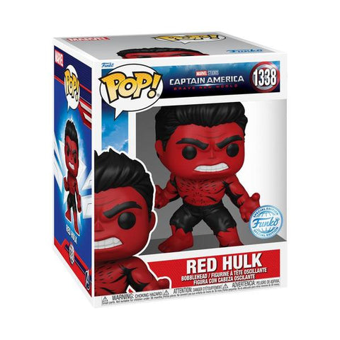 Image of Captain America 4 - Red Hulk 6" Retro Comic Pop! RS