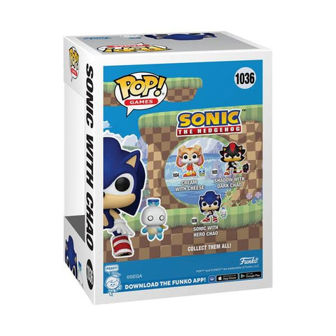 Image of Sonic - Sonic w/ Hero Chao Pop!