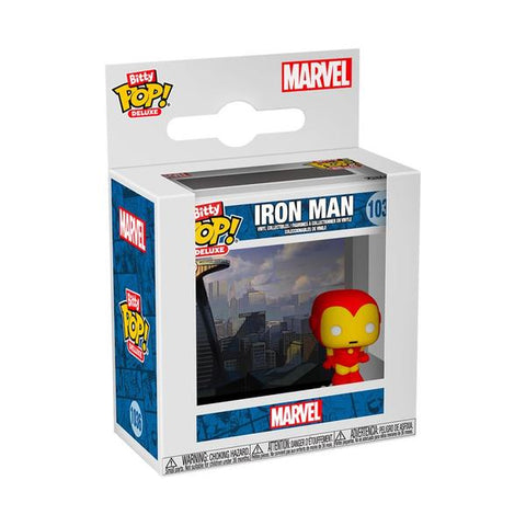 Marvel - Iron Man (Avengers Tower) Bitty Pop! DLX