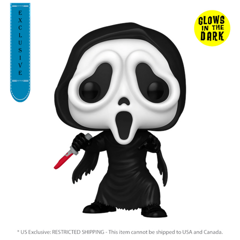 Scream - Ghostface US Exclusive Glow Pop! Vinyl [RS]