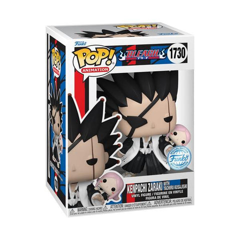 Image of Bleach - Kenpachi Zaraki with Yachiru Kusajishi US Exclusive Pop! Vinyl [RS]