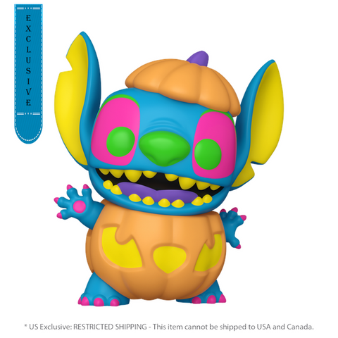 Lilo & Stitch - Pumpkin Stitch Blacklight Pop! RS