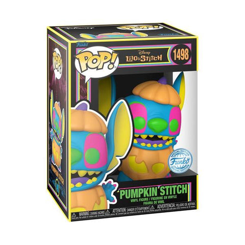 Image of Lilo & Stitch - Pumpkin Stitch Blacklight Pop! RS